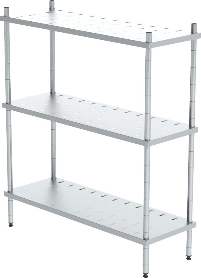 Multiple Storey Shelves Perforated