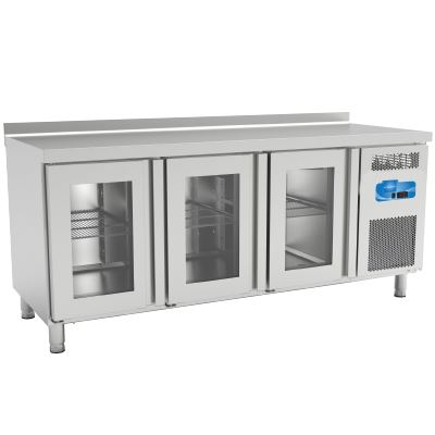 Counter Type Refrigerators With Glass Doors